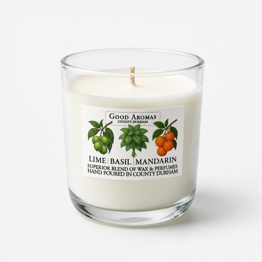 Luxury Scented Candle - Lime, Basil & Mandarin