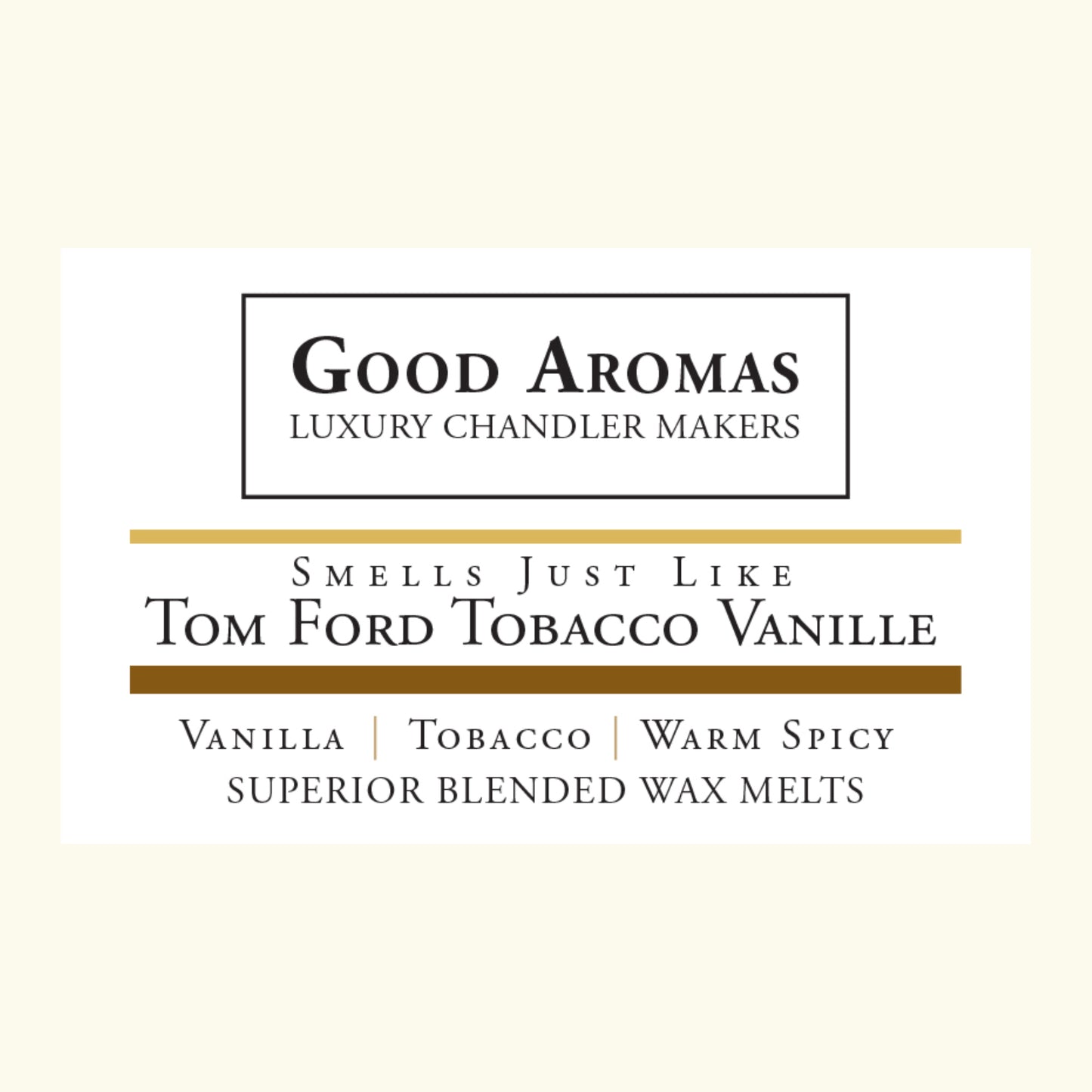 Smells Just Like - Tom Ford Tobacco Vanille Scented Wax Melts