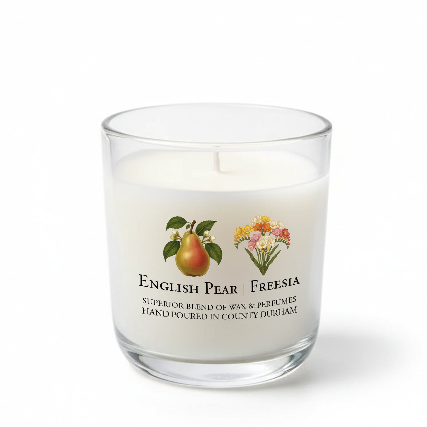 Luxury Scented Candle - English Pear and Freesia