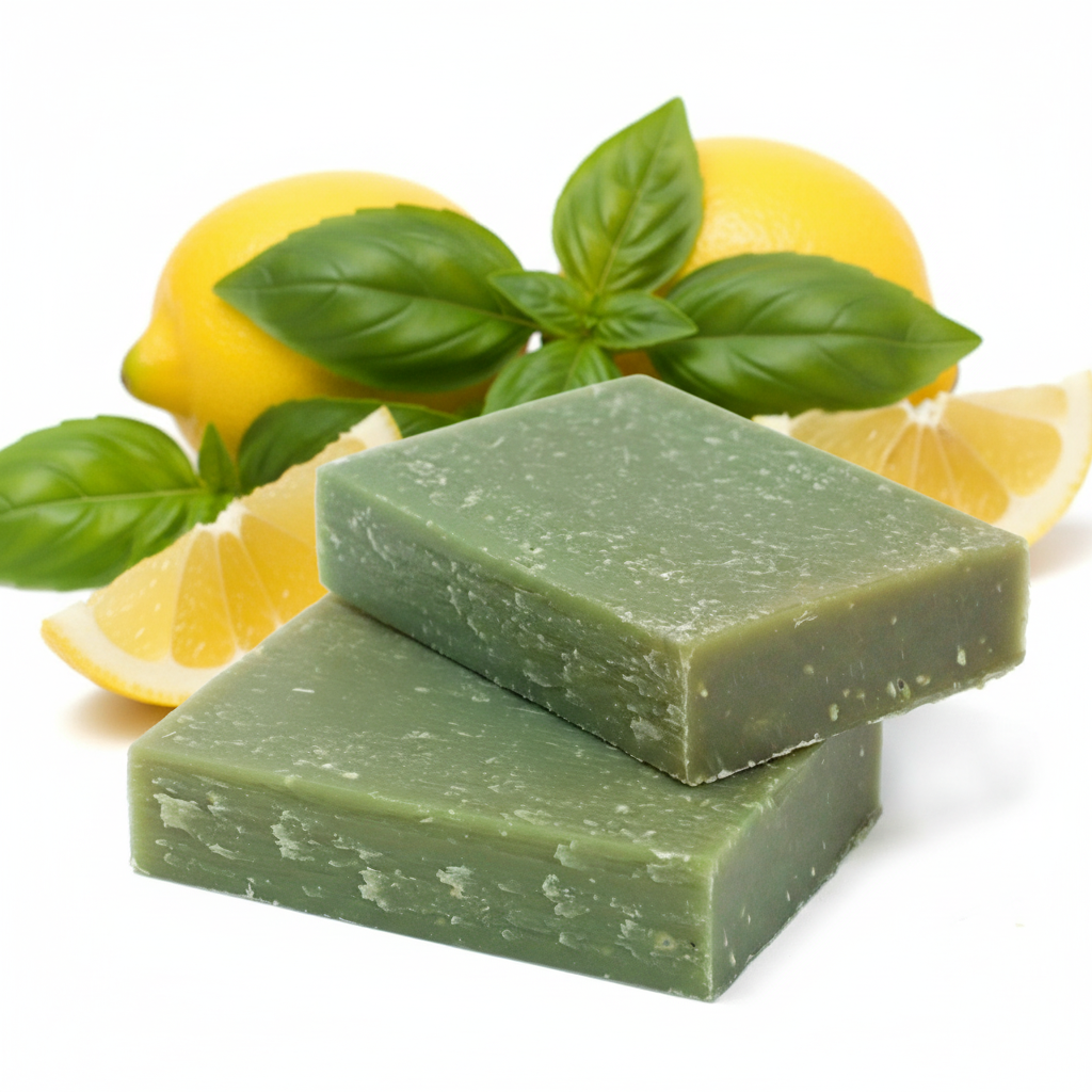 Gardener's Scrub Soap Bar - Lemon and Basil