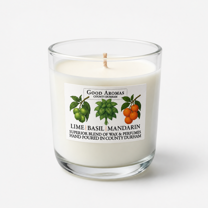 Luxury Scented Candle - Lime, Basil & Mandarin