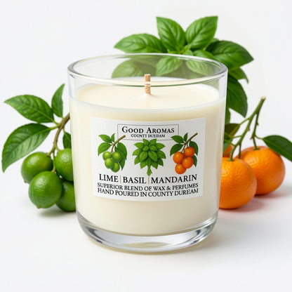 Luxury Scented Candle - Lime, Basil & Mandarin