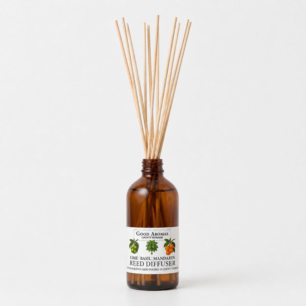 Lime, Basil & Mandarin Reed Diffuser – 100ml
