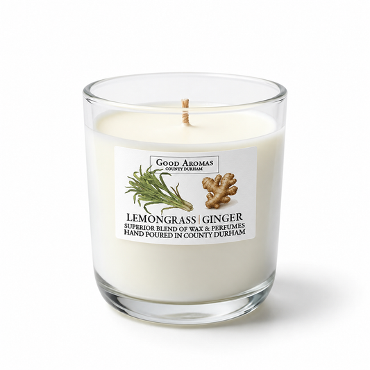 Luxury Scented Candle - Lemongrass and Ginger