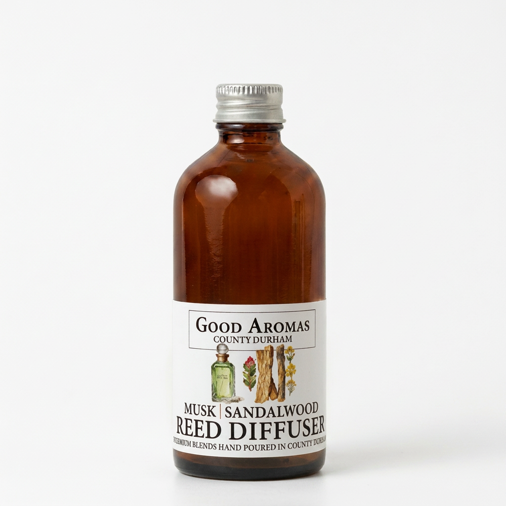 Musk & Sandalwood Reed Diffuser – 100ml