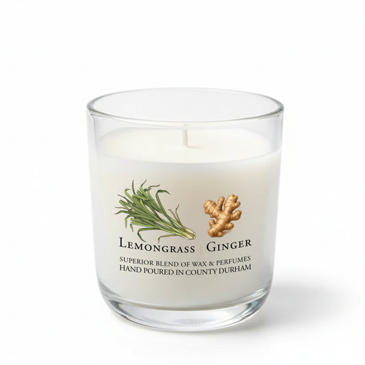 Luxury Scented Candle - Lemongrass and Ginger