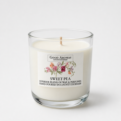 Luxury Scented Candle - Sweet Pea