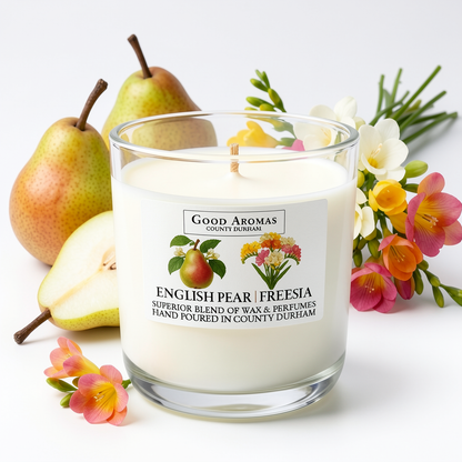Luxury Scented Candle - English Pear and Freesia