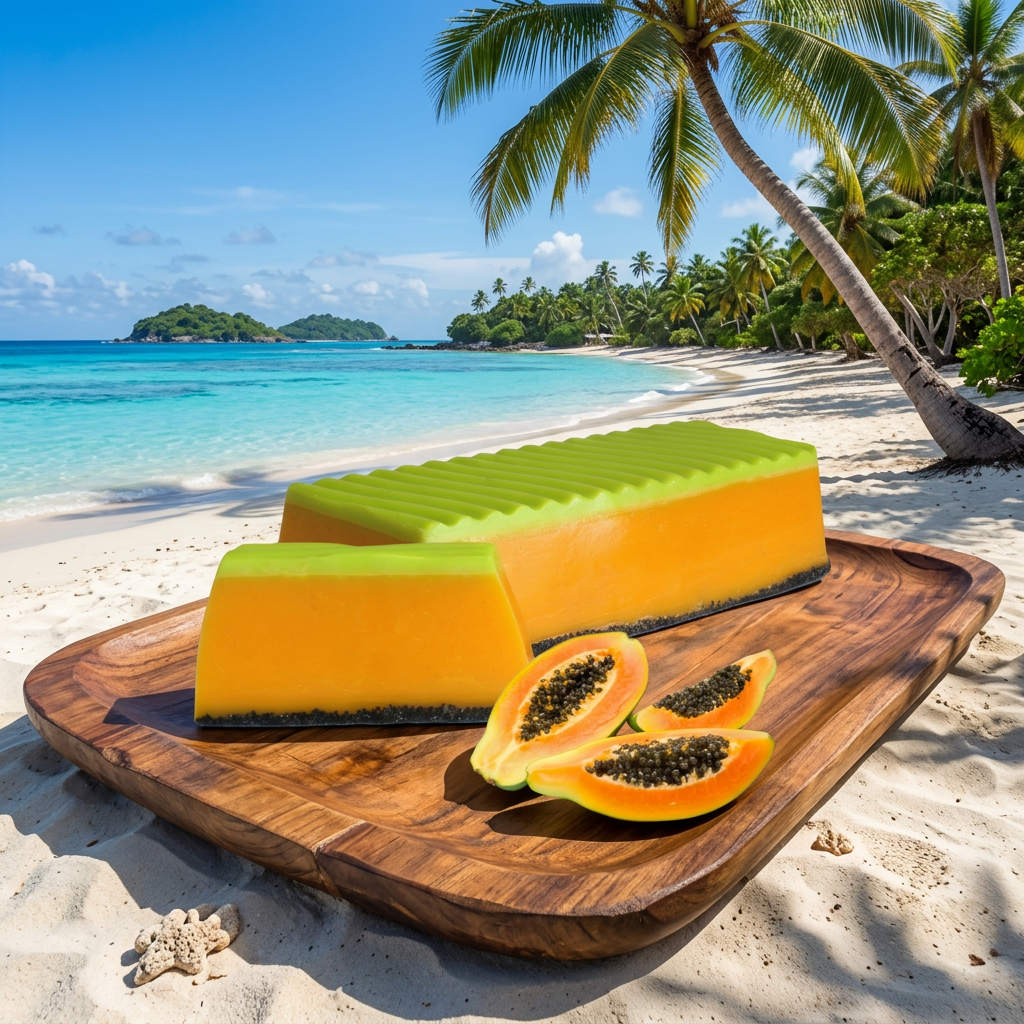 Tropical Paradise Soap - Slice of Papaya