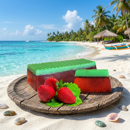 Tropical Paradise Soap - Slice of Strawberry