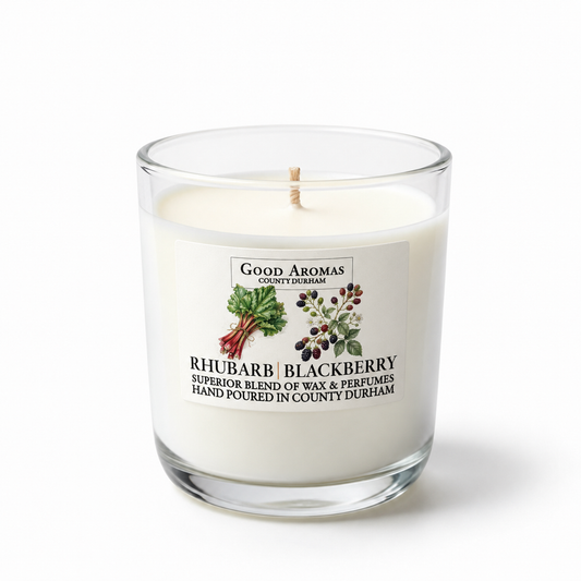 Luxury Scented Candle - Rhubarb & Blackberry