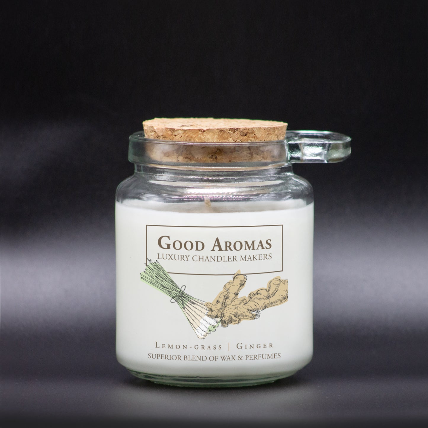 Luxury Scented Candle - LemonGrass | Ginger | Patchouli